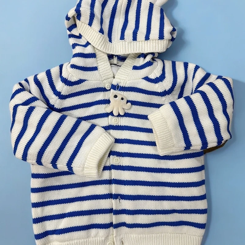 婴童小童款冬季毛衣外套加厚款