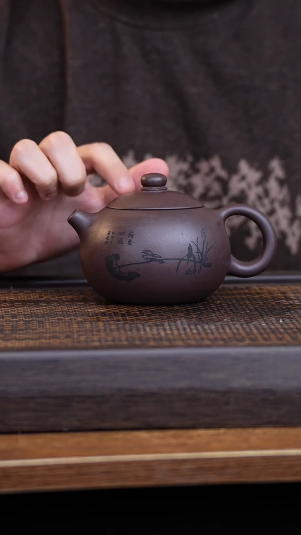 茶壶紫砂宜兴手工原矿紫砂壶001