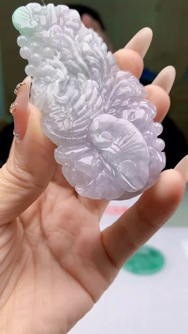 【闪购商品】定制翡翠未镶嵌5125ty-毛货挂件52