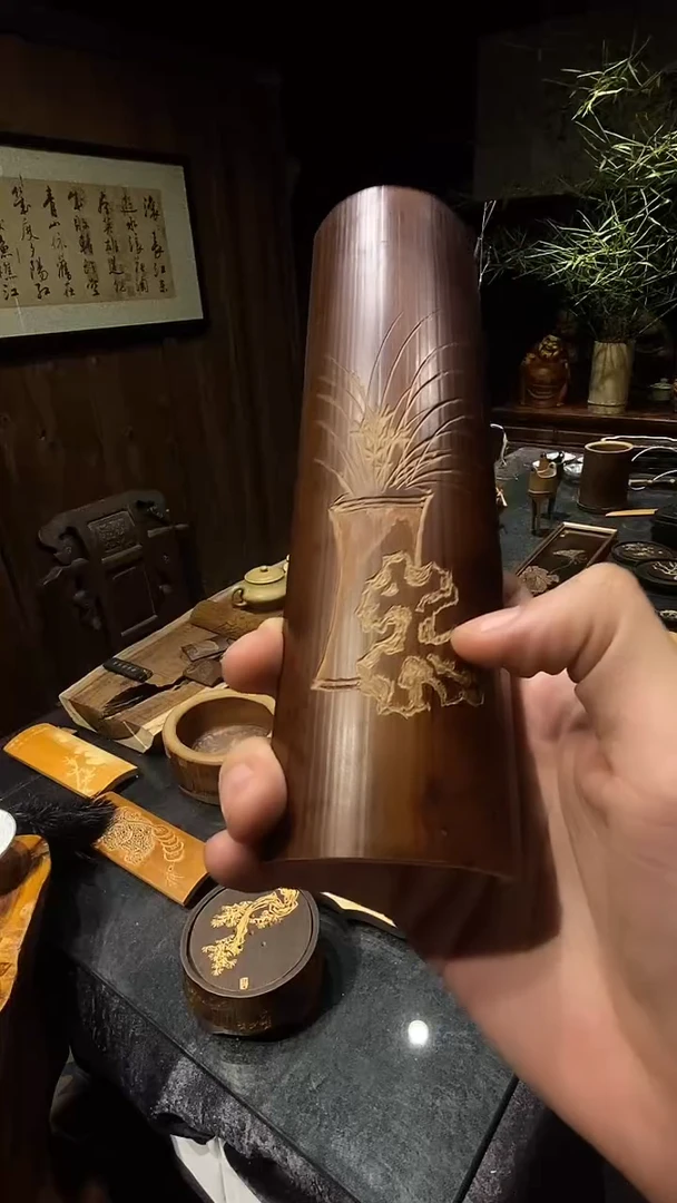 太湖石兰茶则........