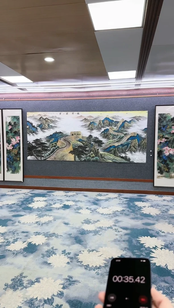 【闪购商品】绘画z王红兵-山水国画-大丈二