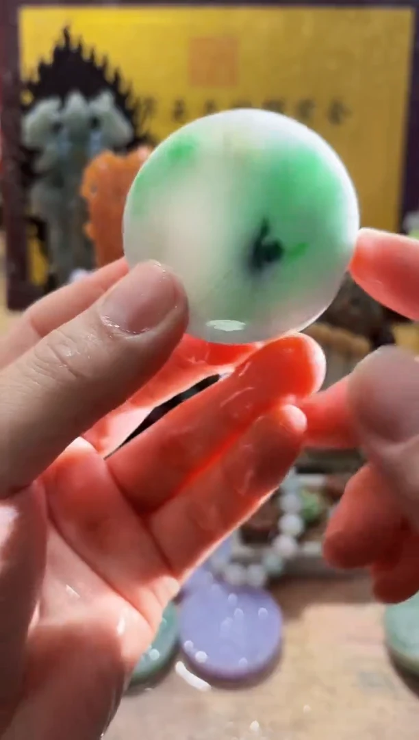 未镶嵌挂件翡翠A货常璀7835