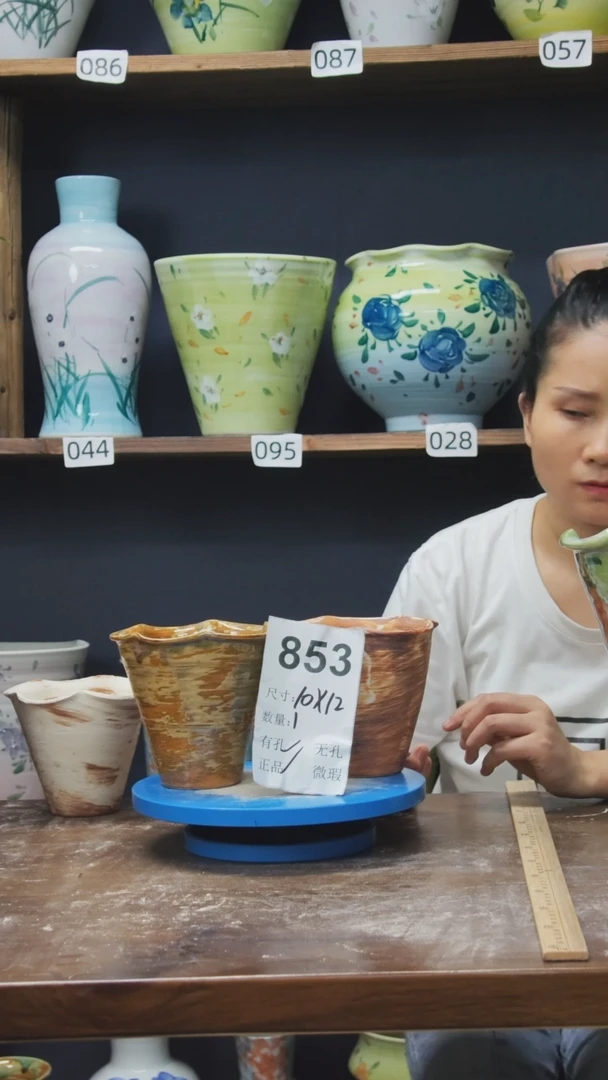 陶瓷景德镇花盆853