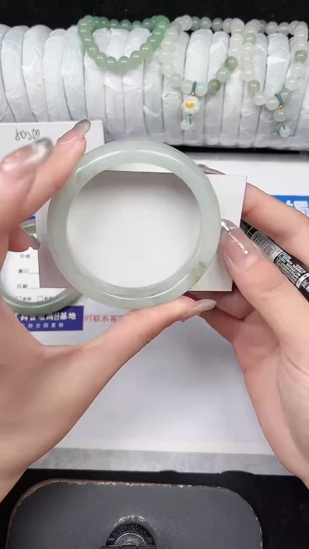 未镶嵌手镯石英质玉295-55/56