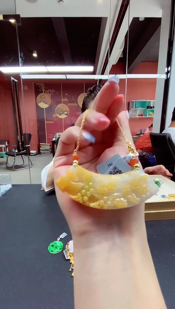 颈饰未镶嵌翡翠翡翠吊坠