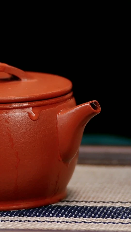 【闪购商品】紫砂茶壶小煤窑朱泥精工全手汉瓦200cc