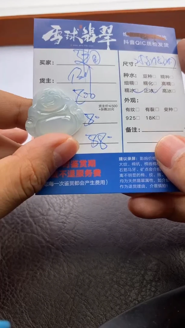 【闪购商品】翡翠颈饰未镶嵌1248209042