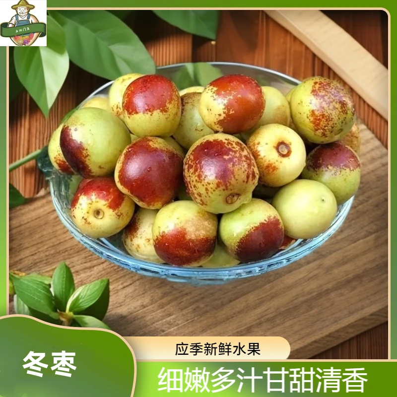 正宗陕西大荔冬枣应季新鲜水果甘甜皮薄肉脆产地配发