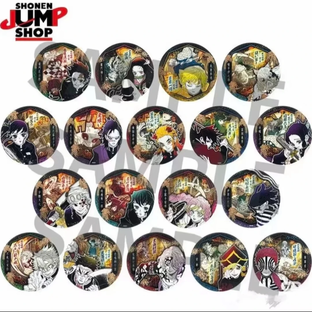 【鬼灭之刃】鬼灭上海JS原画 气魄一闪吧唧 【盲盒拆盒】