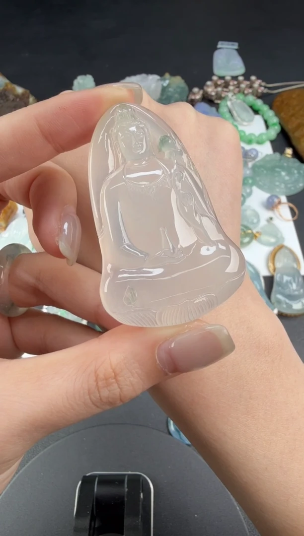 吊坠(不含链)未镶嵌翡翠D****?翡翠饰品-126