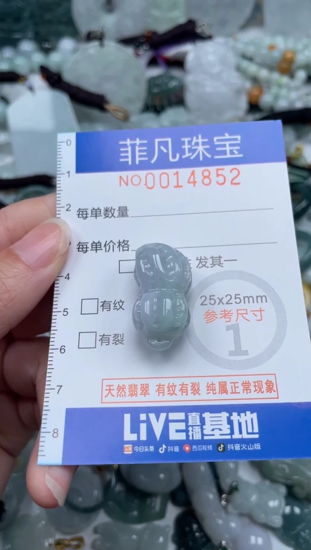 颈饰未镶嵌翡翠14852