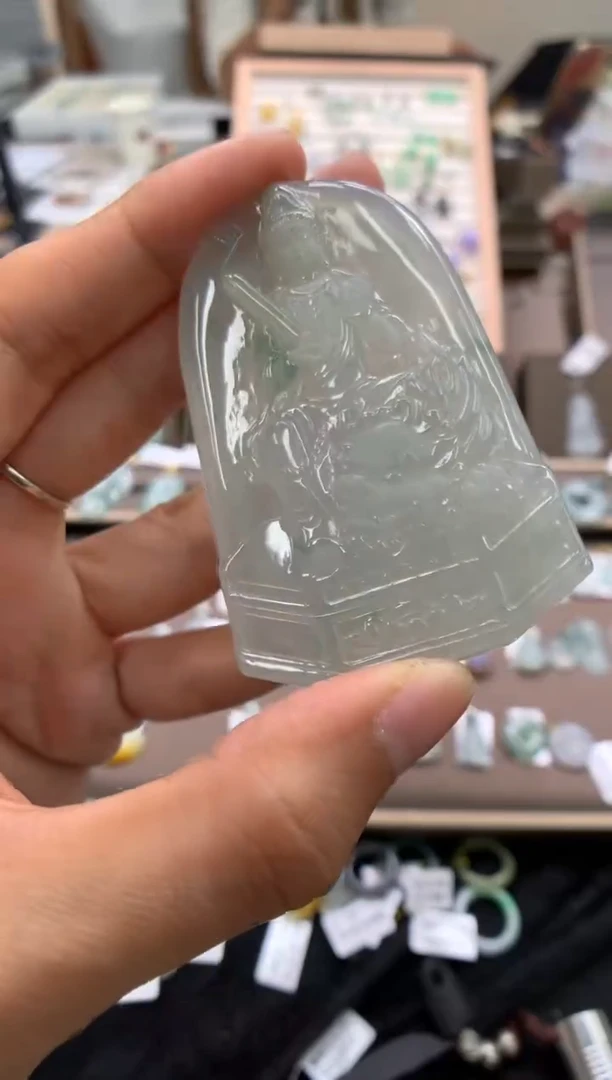 颈饰未镶嵌翡翠文殊