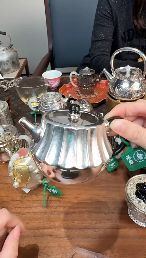 呆坐专场银壶础尊银壶