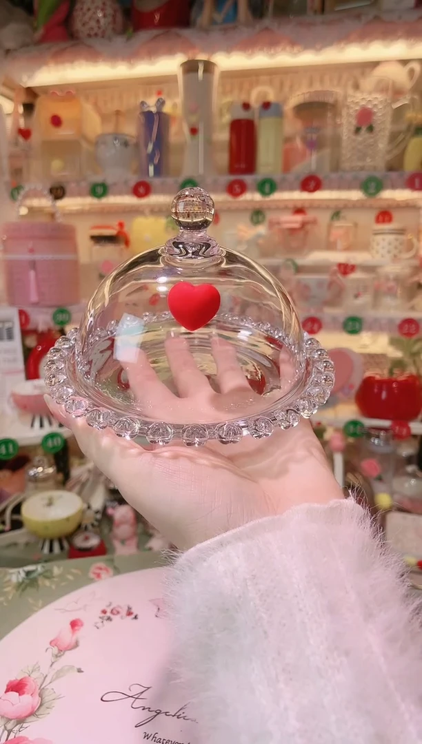 【闪购商品】摆件爱心甜品盘品质好，发货快，放心拍