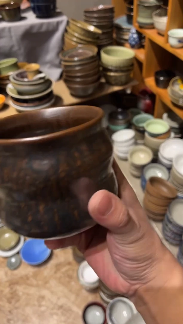 【闪购商品】瓷片370 松木的扭扭碗1个