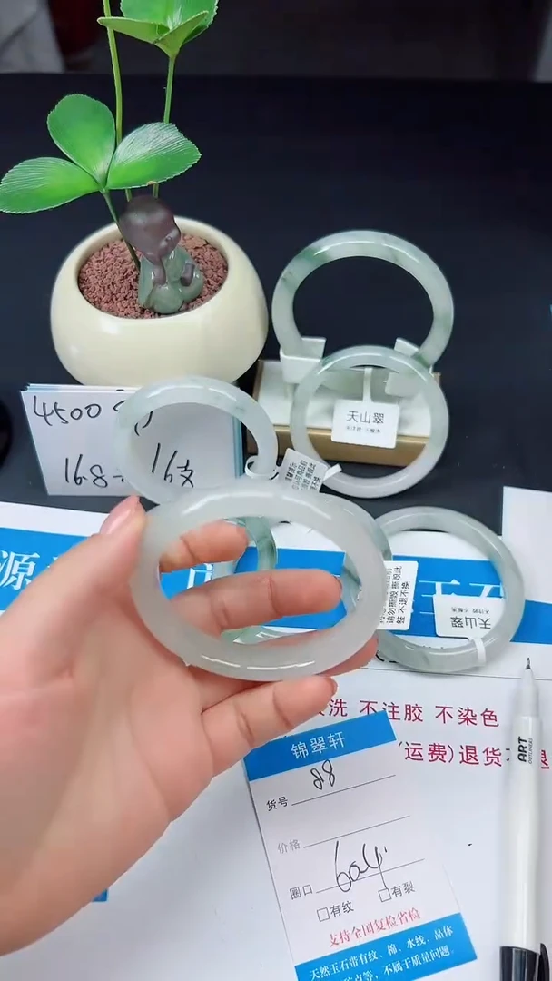 未镶嵌手镯石英质玉88-60/61