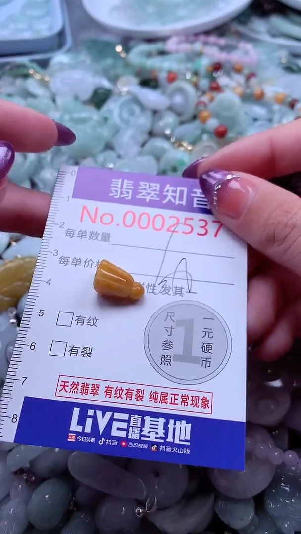 翡翠未镶嵌吊坠(不含链)2537