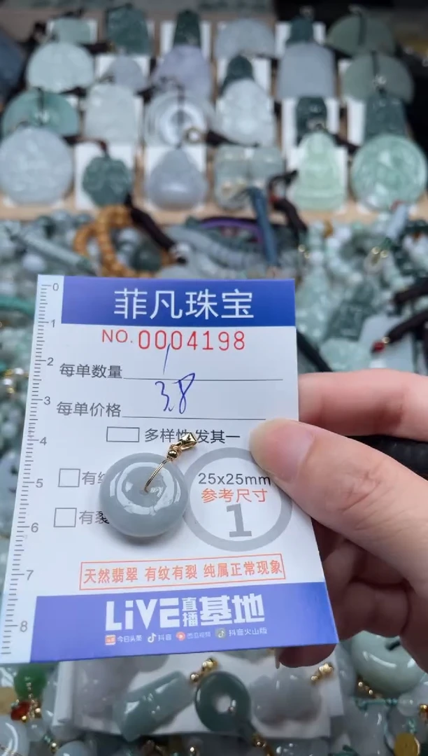翡翠未镶嵌颈饰00..4198