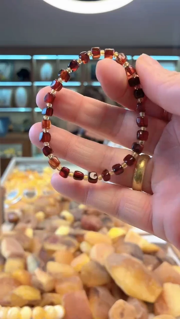 手链蜜蜡未镶嵌天然蜜蜡手链