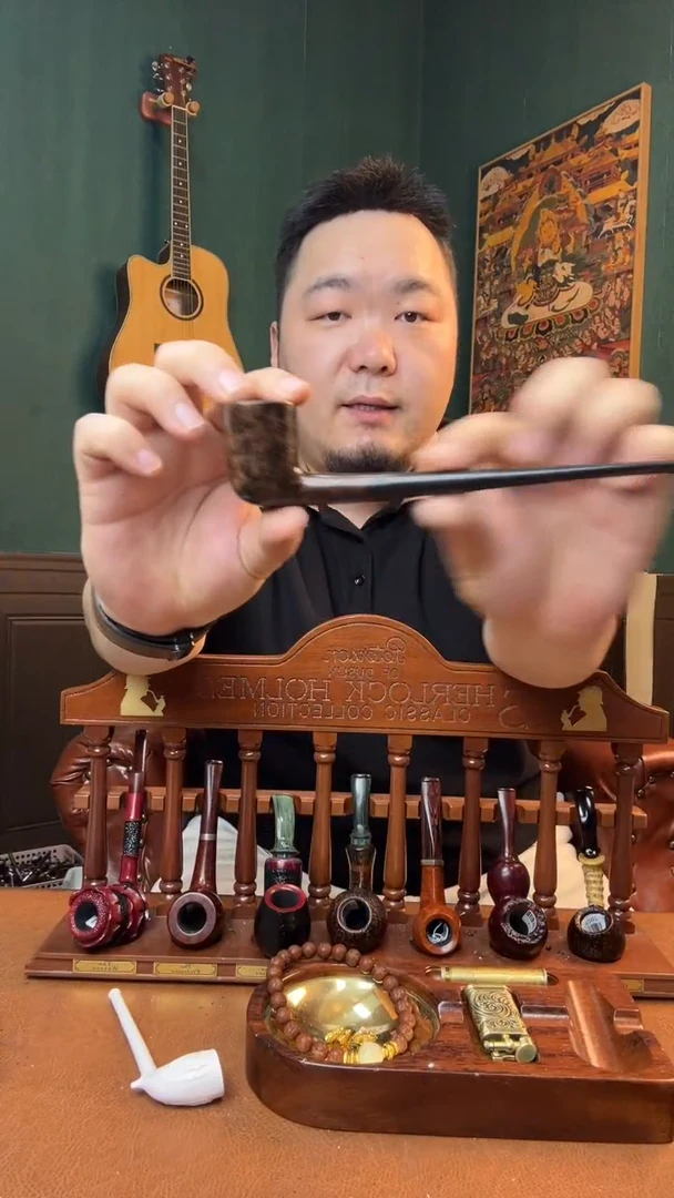 石楠木木雕款意大利进口石楠木烟斗