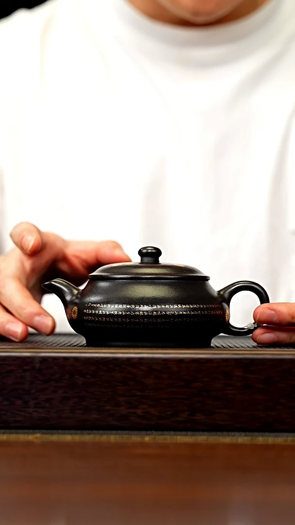 茶壶紫砂宜兴原矿 半手工 紫砂壶容量220CC