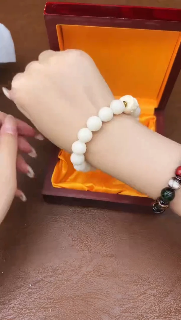 万家文玩阁白玉菩提链接@@SP141