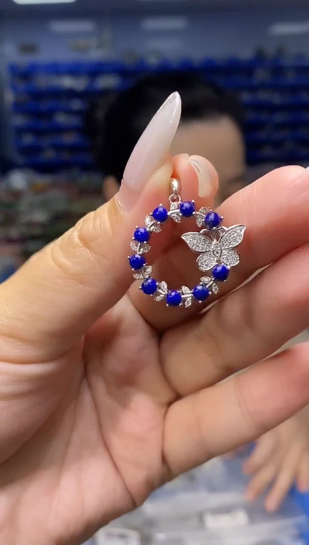 青金石银S925镶嵌DZ5745DZ5745