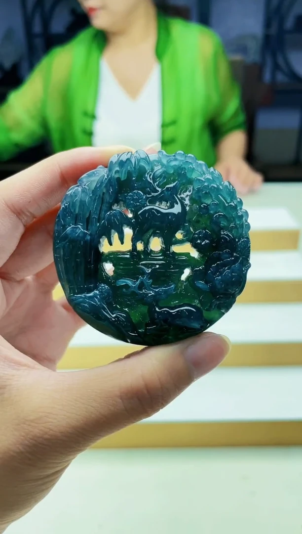 未镶嵌定制翡翠毛货09160237