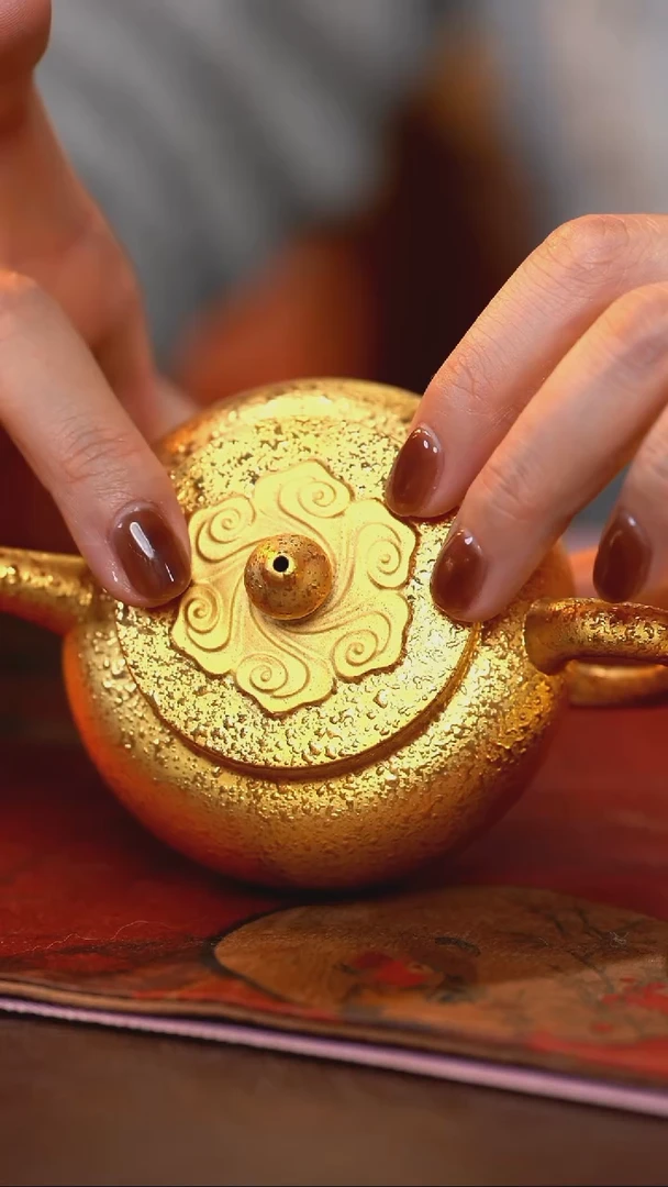 茶杯紫砂【宜景窑系列】金壶