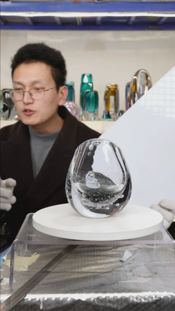 【闪购商品】琉璃高17精品琉璃正常手工痕迹