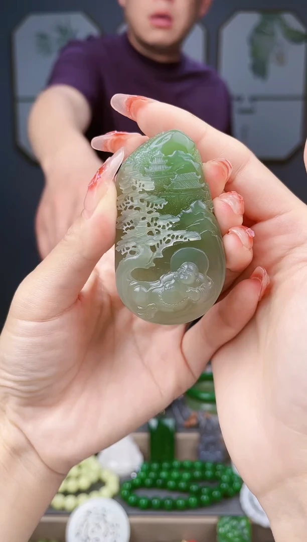 和田玉未镶嵌颈饰多样性发货   拍一单发一个