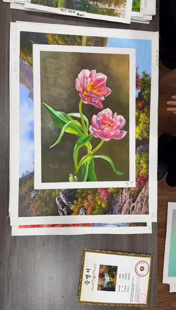 油画【41号】约53*35cm丨朝鲜原创纯手绘孤品油画丨顺丰包邮