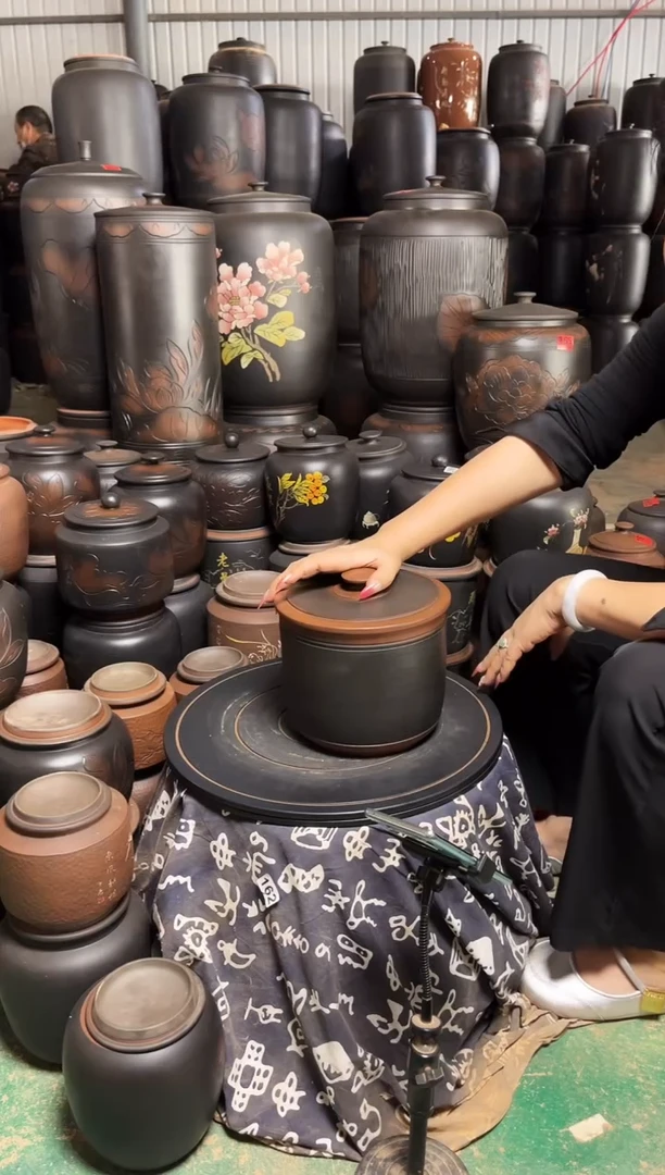 罐完品茶叶罐 皮革 小五饼 363