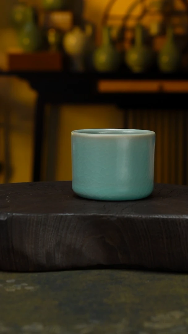 盖碗瓷扳指杯-精品