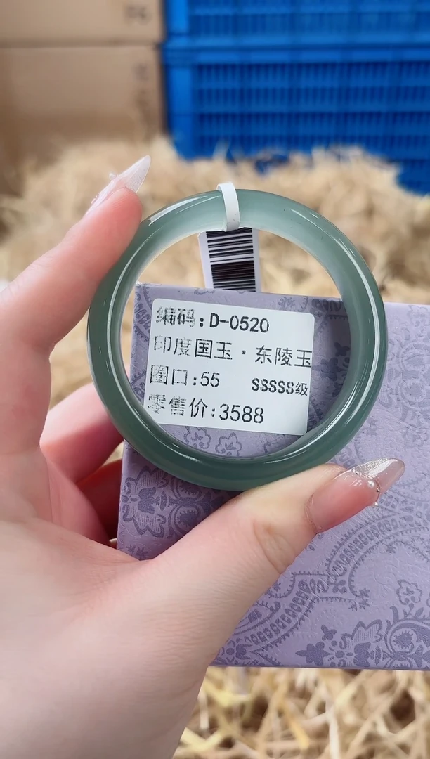未镶嵌手镯石英质玉D-0520