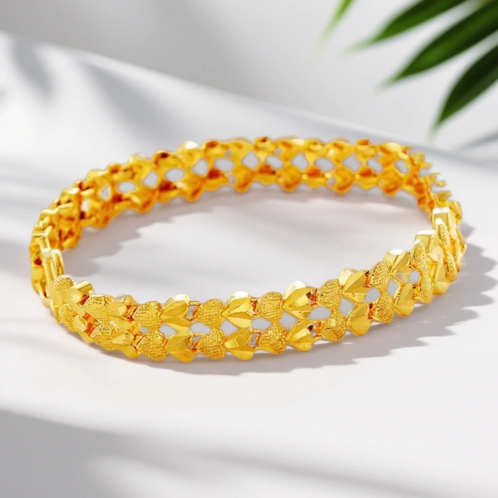 【芊总】时尚双爱心手链百搭