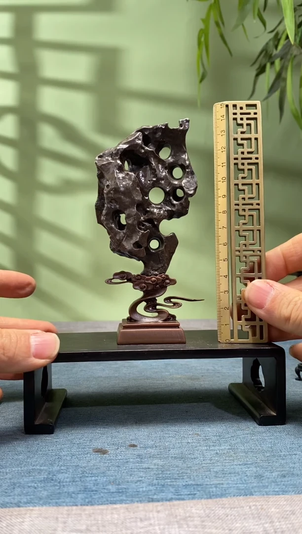 石材树脂底座 石头是青州玲珑石