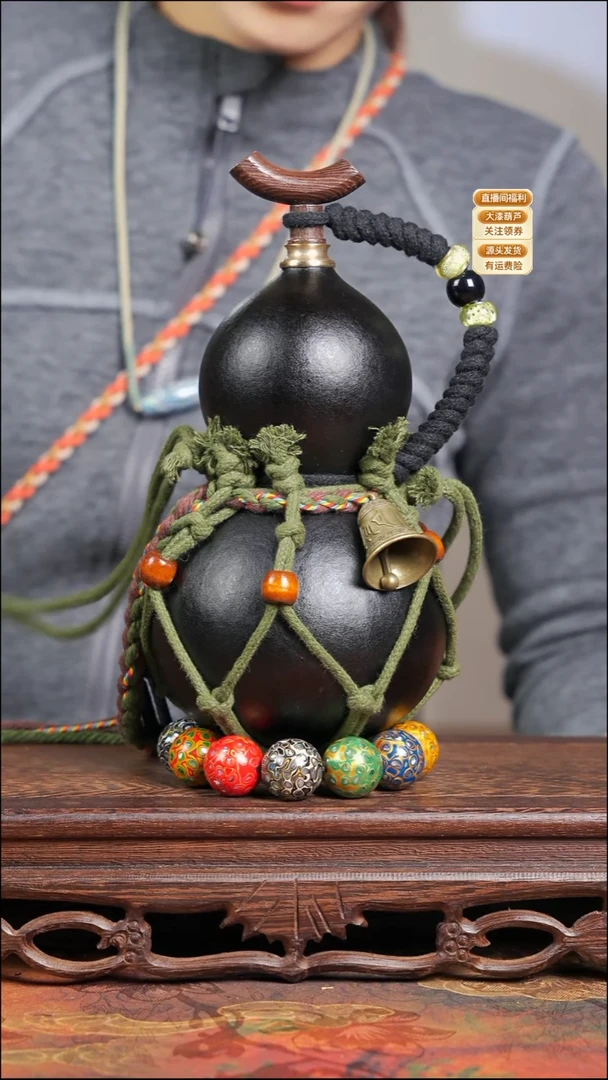 WH066网兜款葫芦不包手串