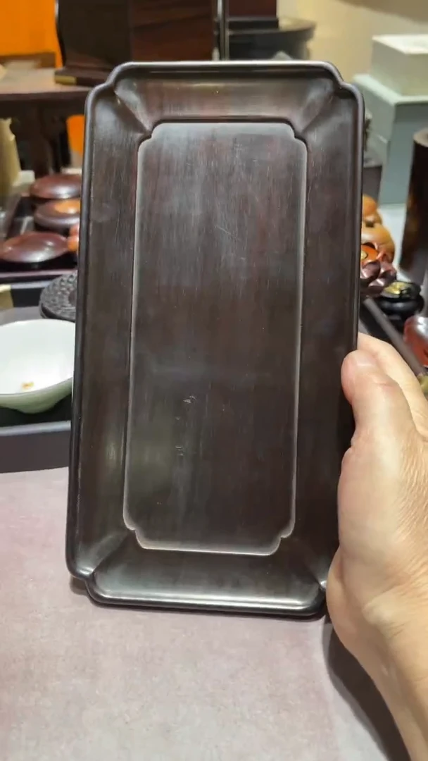 木精品木雕盘精工细作其一