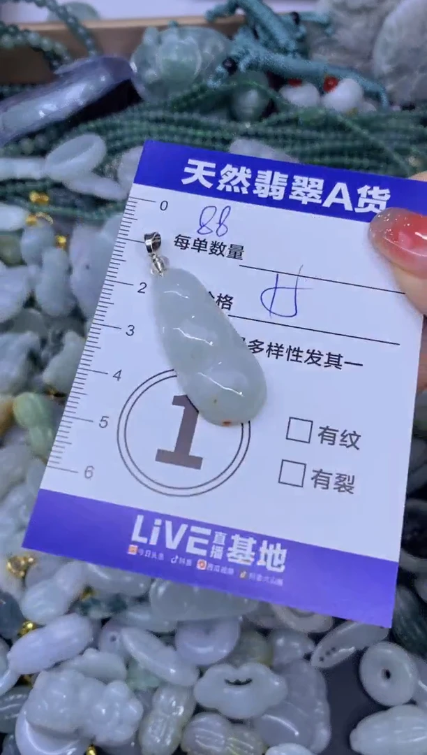 颈饰未镶嵌翡翠天然翡翠A货批量多样性发一件