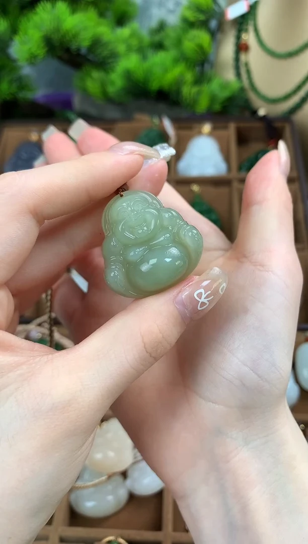 【闪购商品】和田玉颈饰未镶嵌吊坠30mm