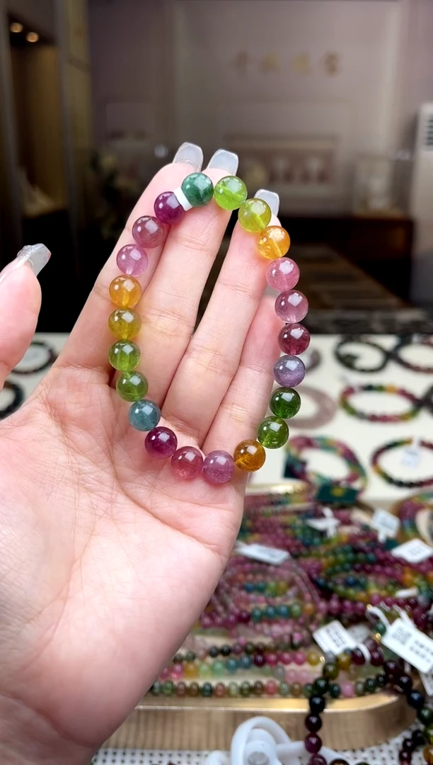 【闪购商品】碧玺/未镶嵌8mm+碧玺单圈多样性发货