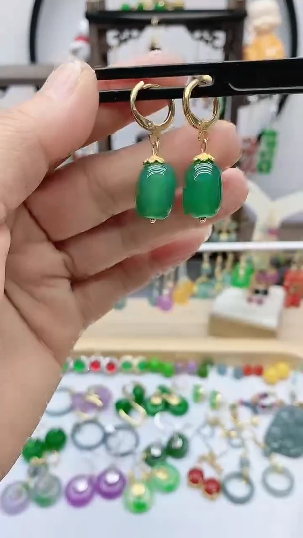 未镶嵌耳饰玛瑙/玉髓61