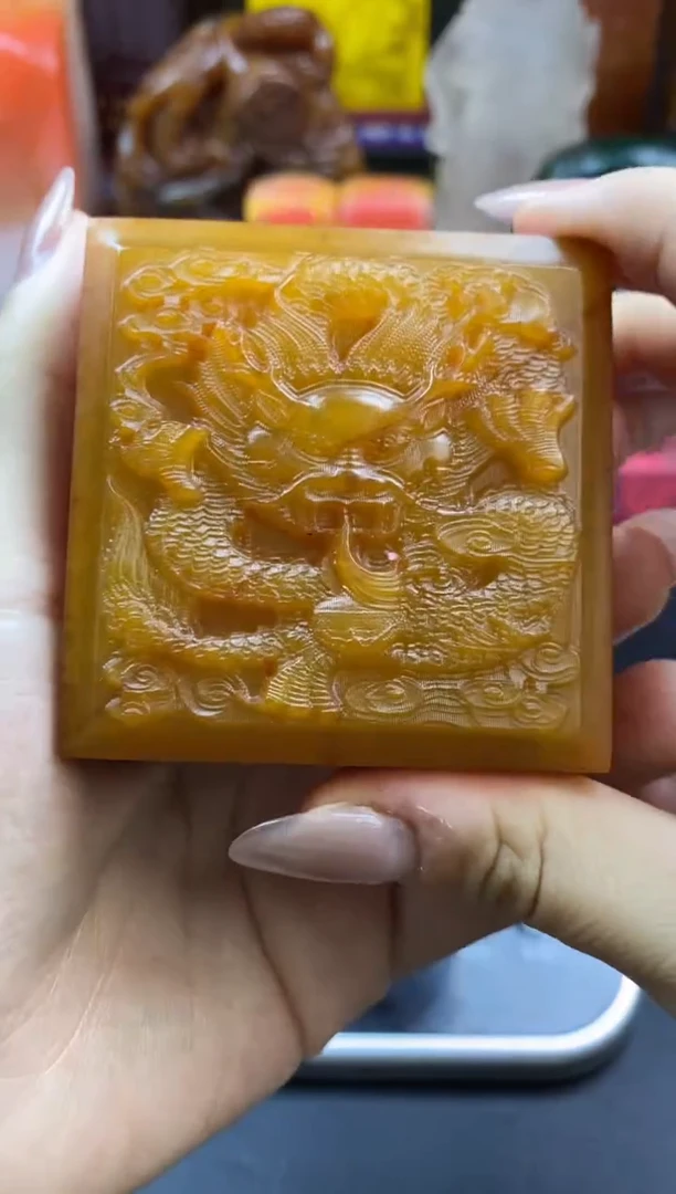 寿山石印石田黄龙多面印