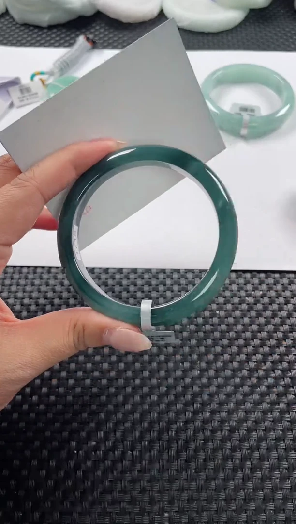 未镶嵌手镯翡翠基地发货H0869 59+