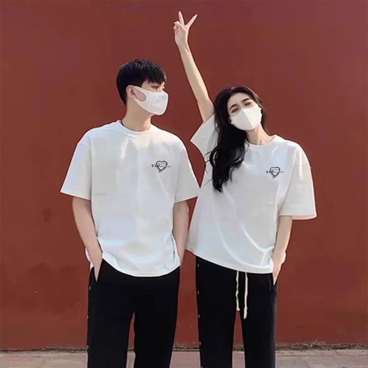 两件出游情侣装新款网红爆款t恤情侣短袖一男一女夏季情侣短袖