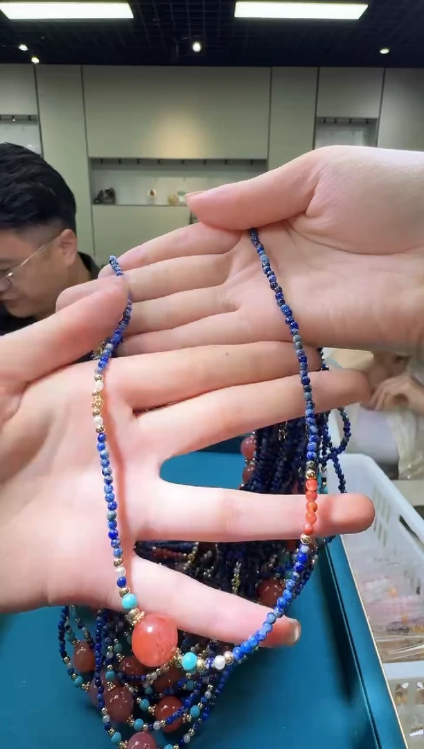 未镶嵌青金石颈饰多样性发一件 619