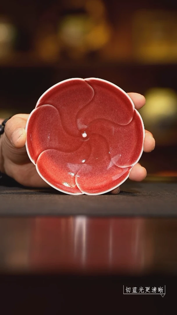 朴乐-豇豆红蜀葵碟