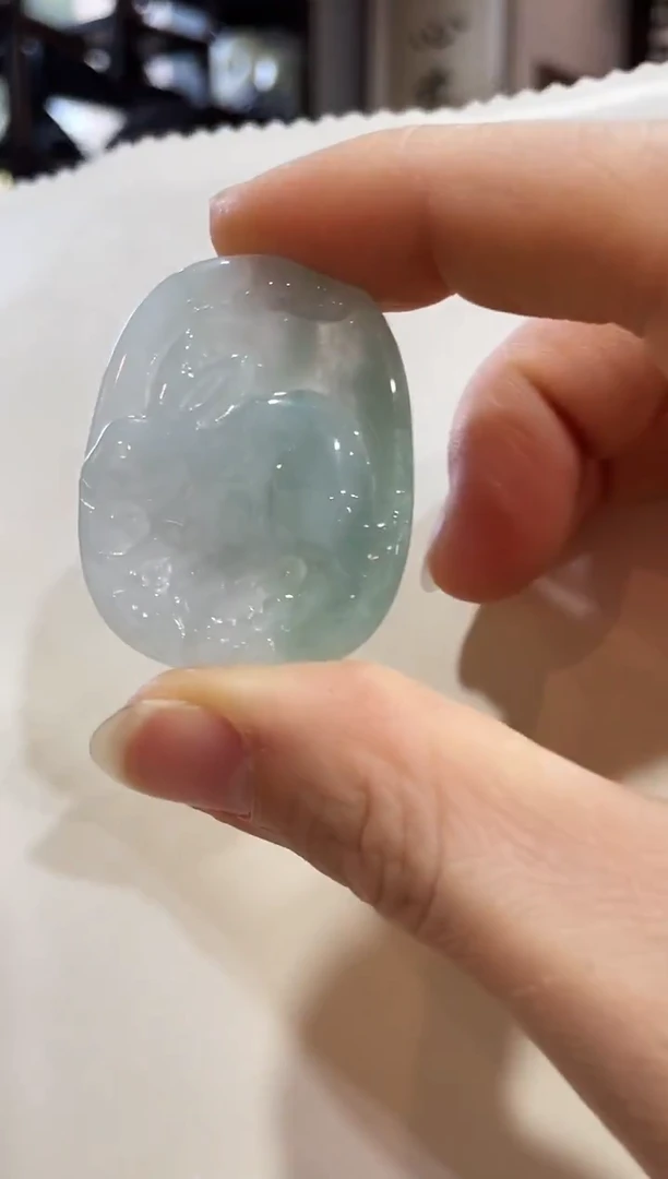 颈饰未镶嵌翡翠兔119