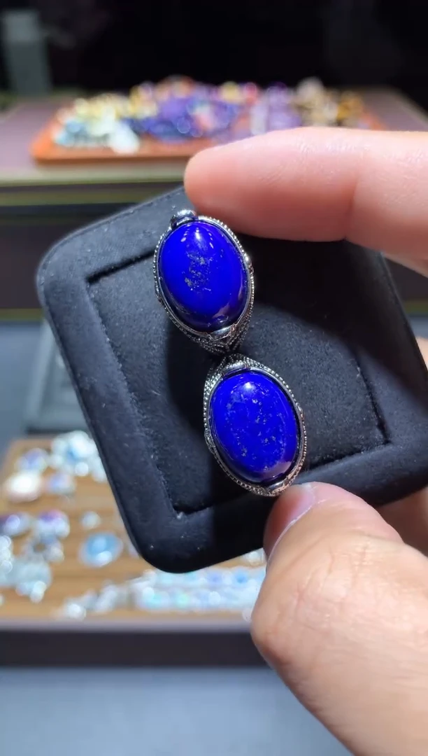 【闪购商品】青金石戒指未镶嵌H107【多样性发其一】